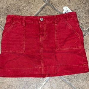 Red Mini Skirt